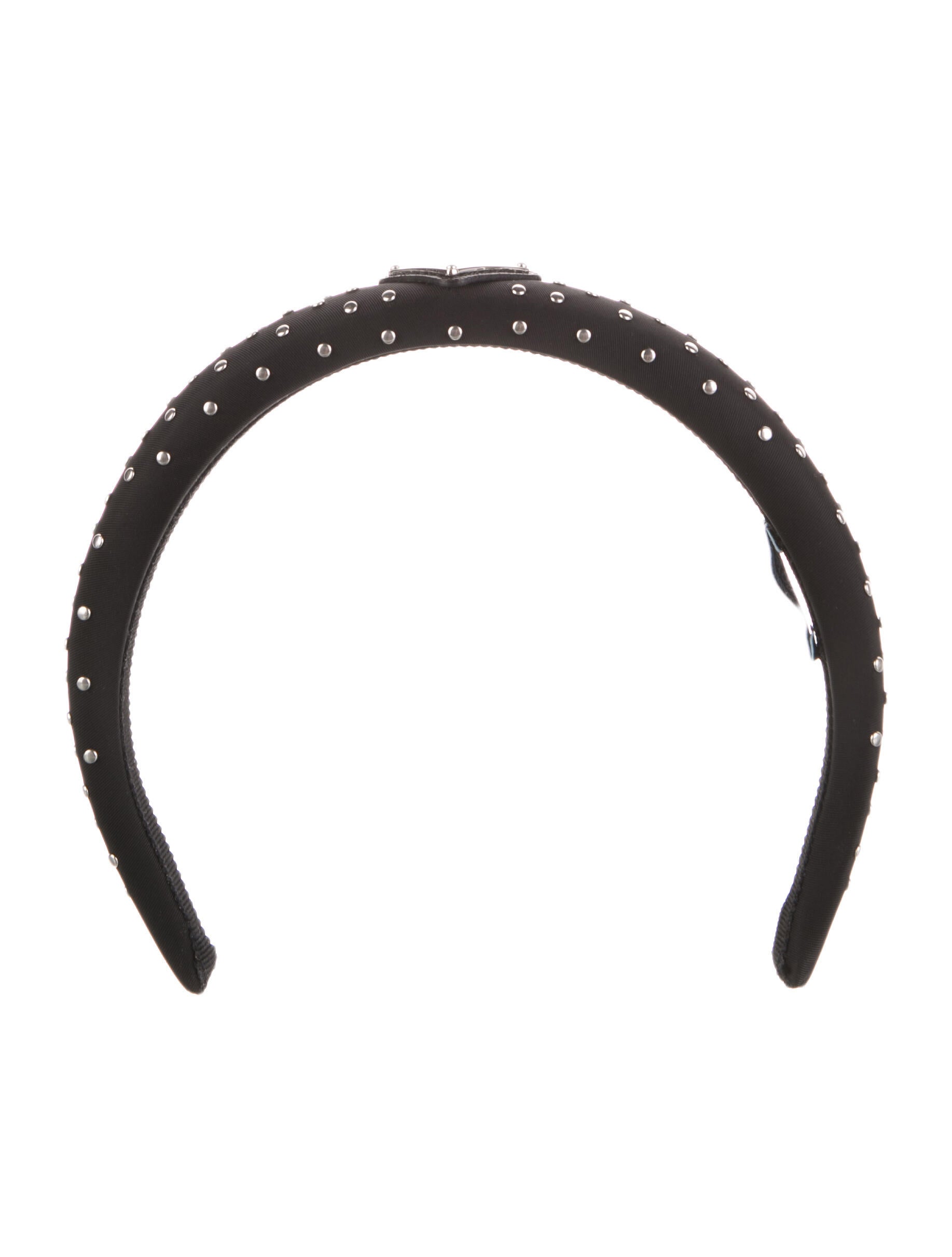 Prada Studded Re-Nylon Headband