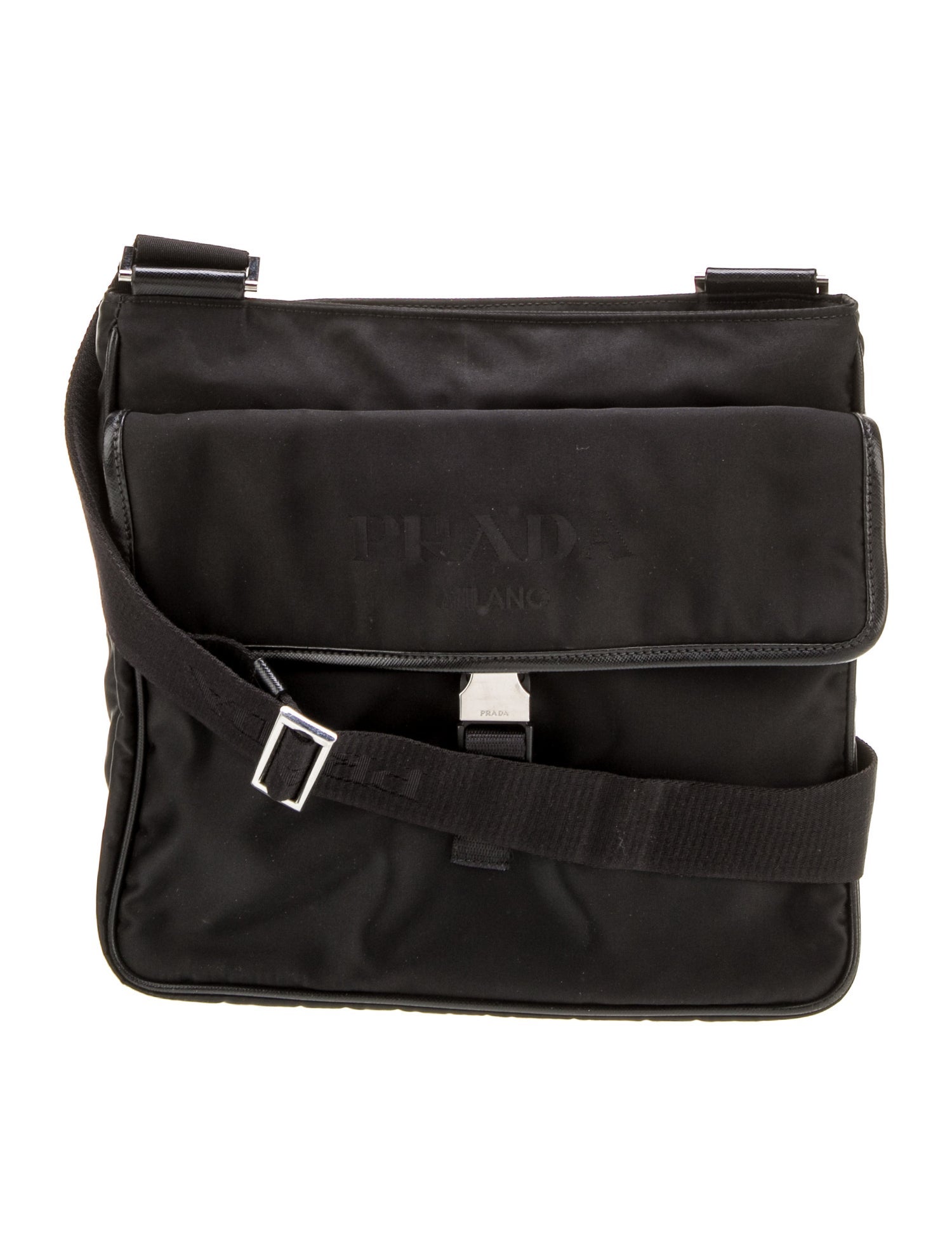 Prada Tessuto Nylon Messenger Bag