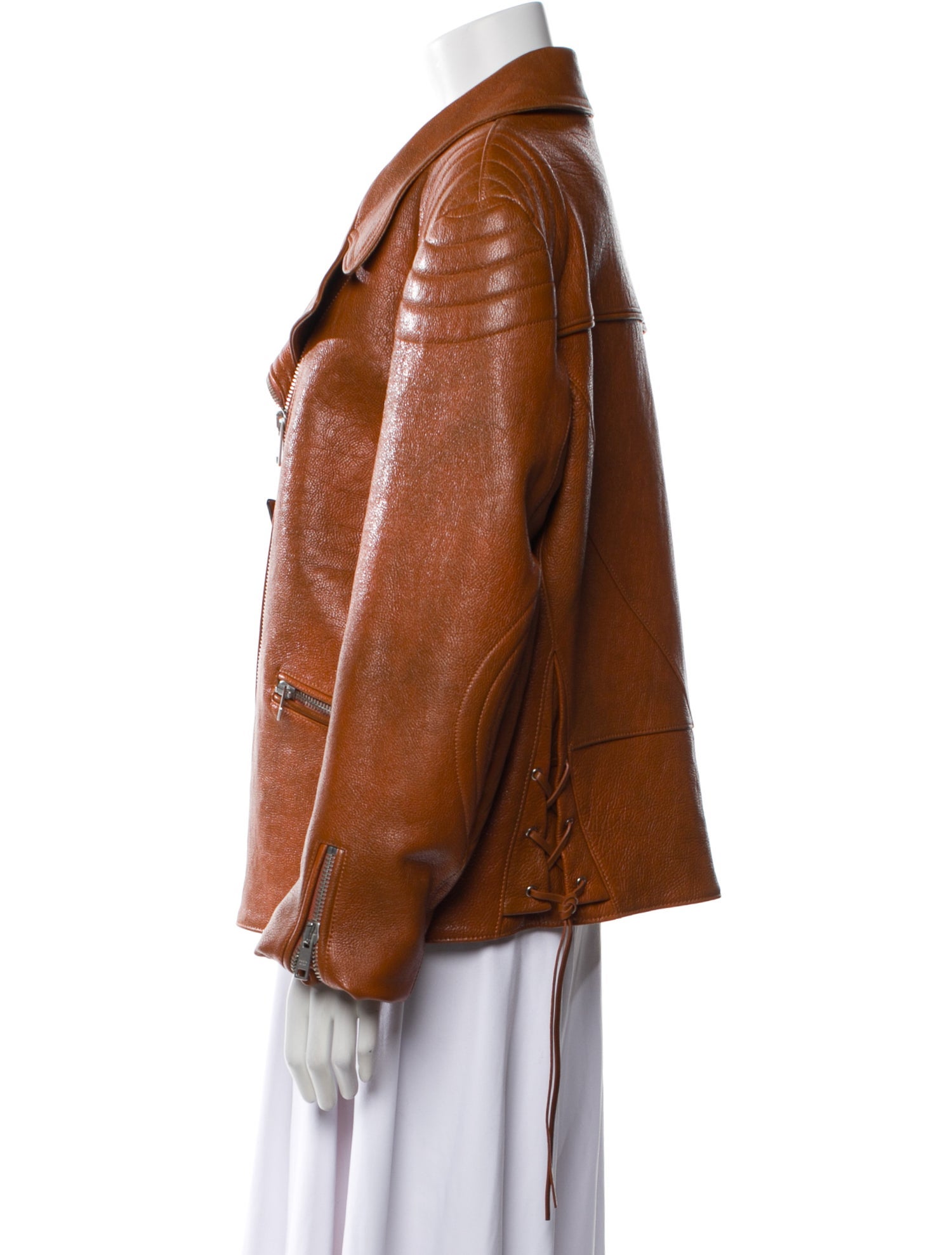 Prada 2022 Leather Biker Jacket