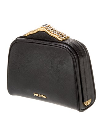 Prada Saffiano Lux Leather Minaudière
