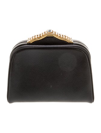 Prada Saffiano Lux Leather Minaudière