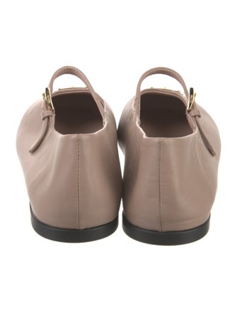 Prada Leather Mary Jane Flats