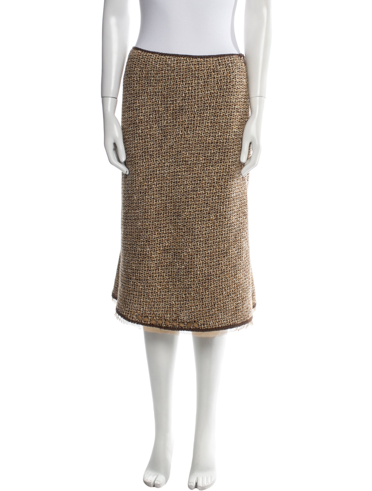 Prada Vintage Midi Length Skirt