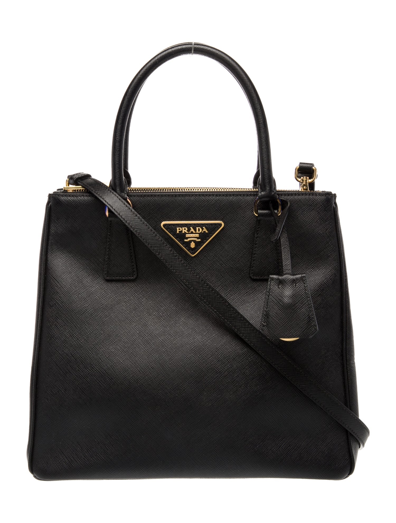 Prada Saffiano Leather Top Handle Bag