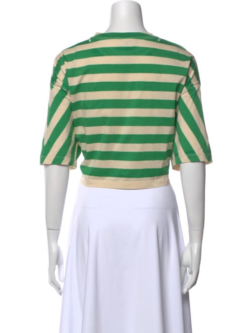 Prada 2022 Striped Crop Top