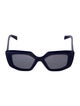 Prada Square Tinted Sunglasses