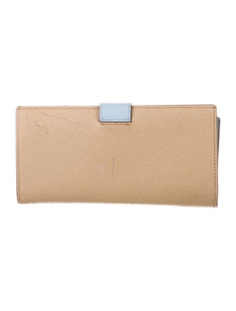 Prada Saffiano Lux Leather Continental Wallet