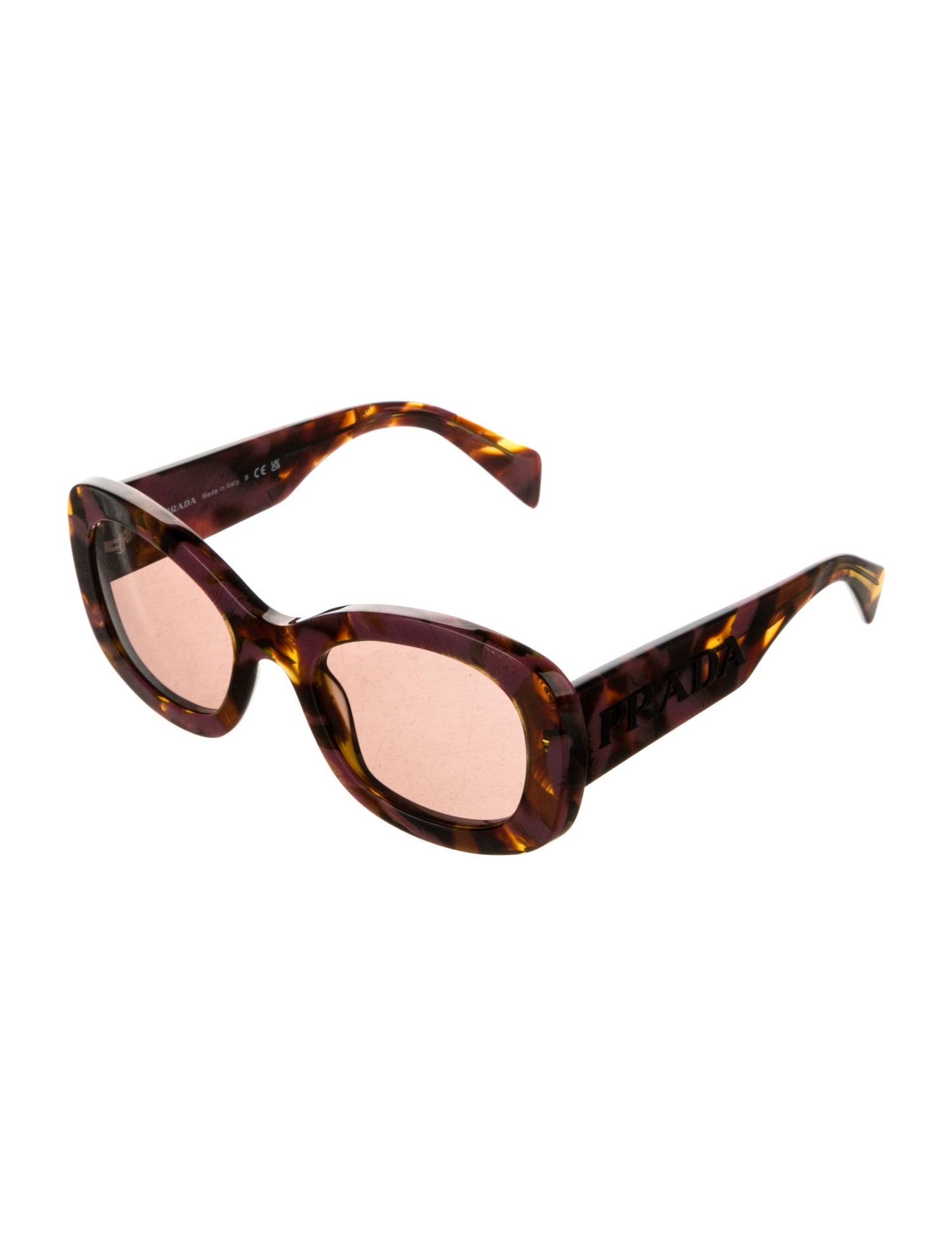 Prada Oversize Tinted Sunglasses