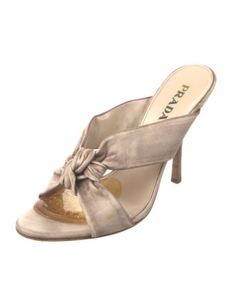 Prada Leather Slides