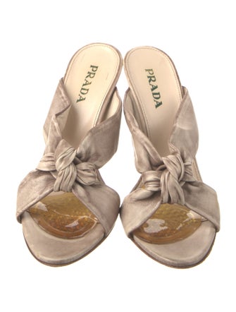 Prada Leather Slides