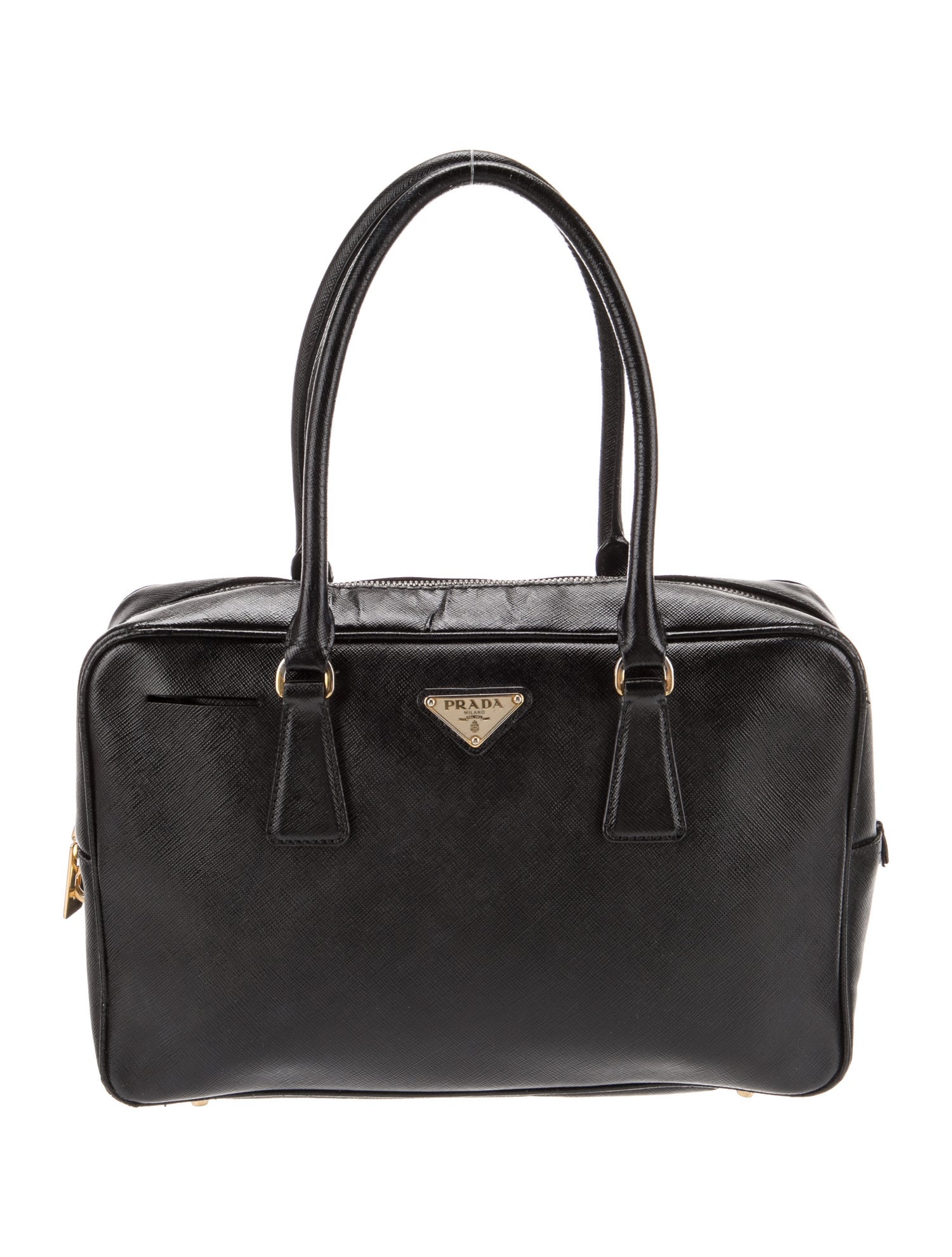 Prada Saffiano Lux Leather Bauletto