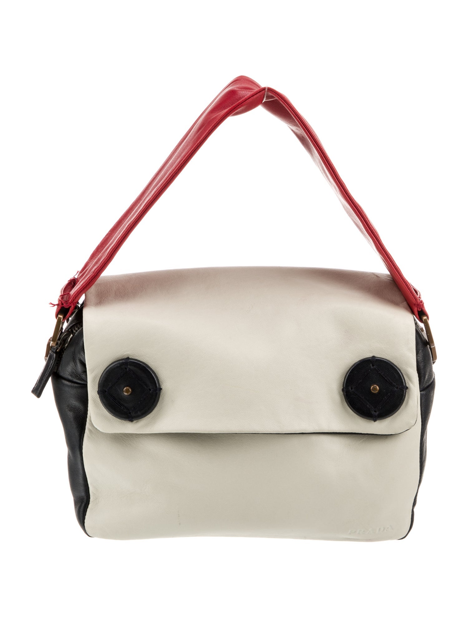 Prada Nappa Leather Top Handle Bag Vintage