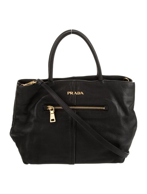 Prada Leather Top Handle Bag