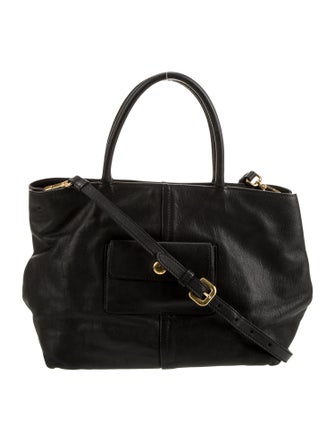 Prada Leather Top Handle Bag