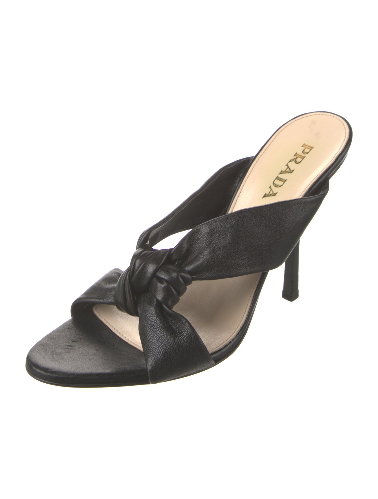 Prada Leather Slides
