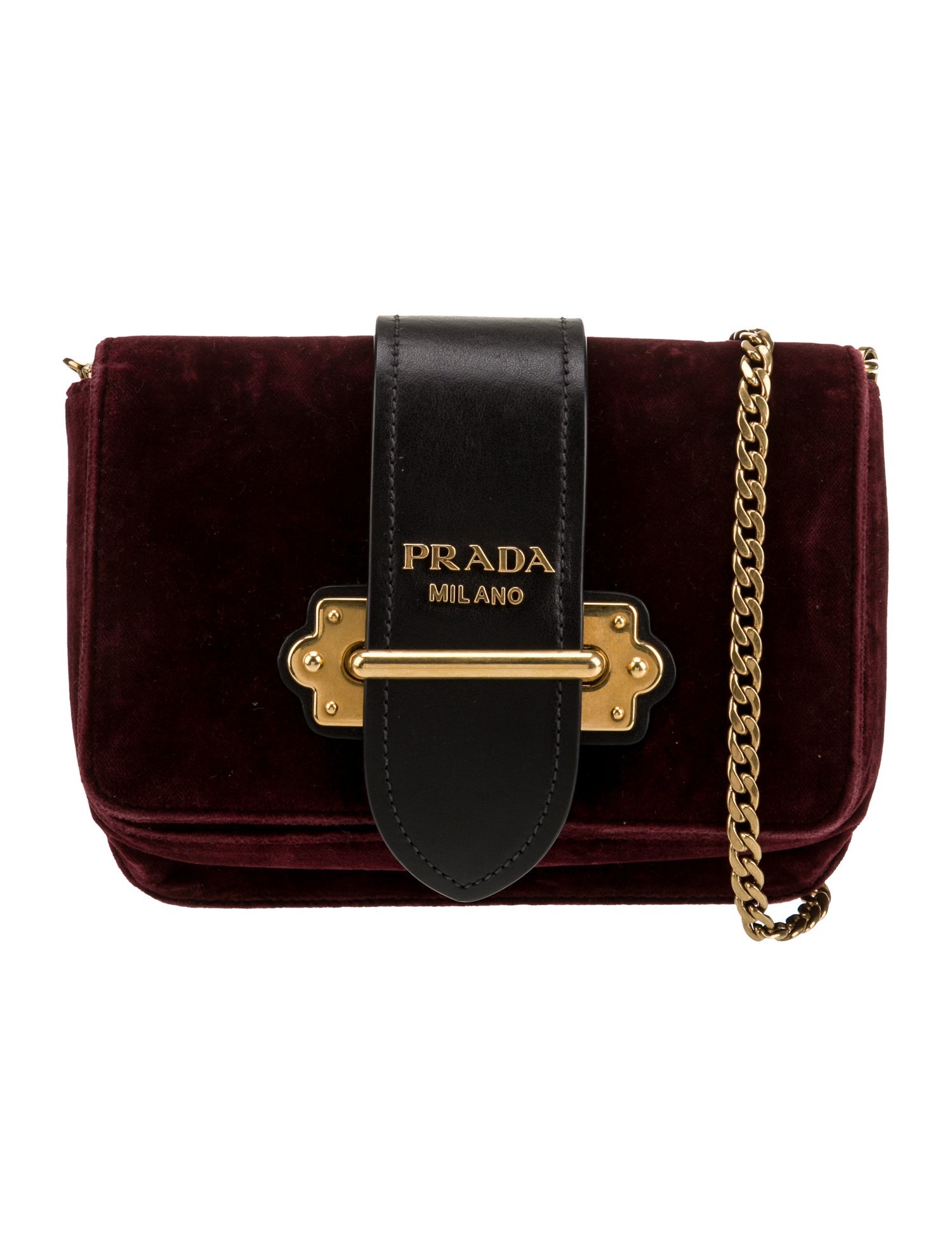 Prada Velvet Crossbody Bag
