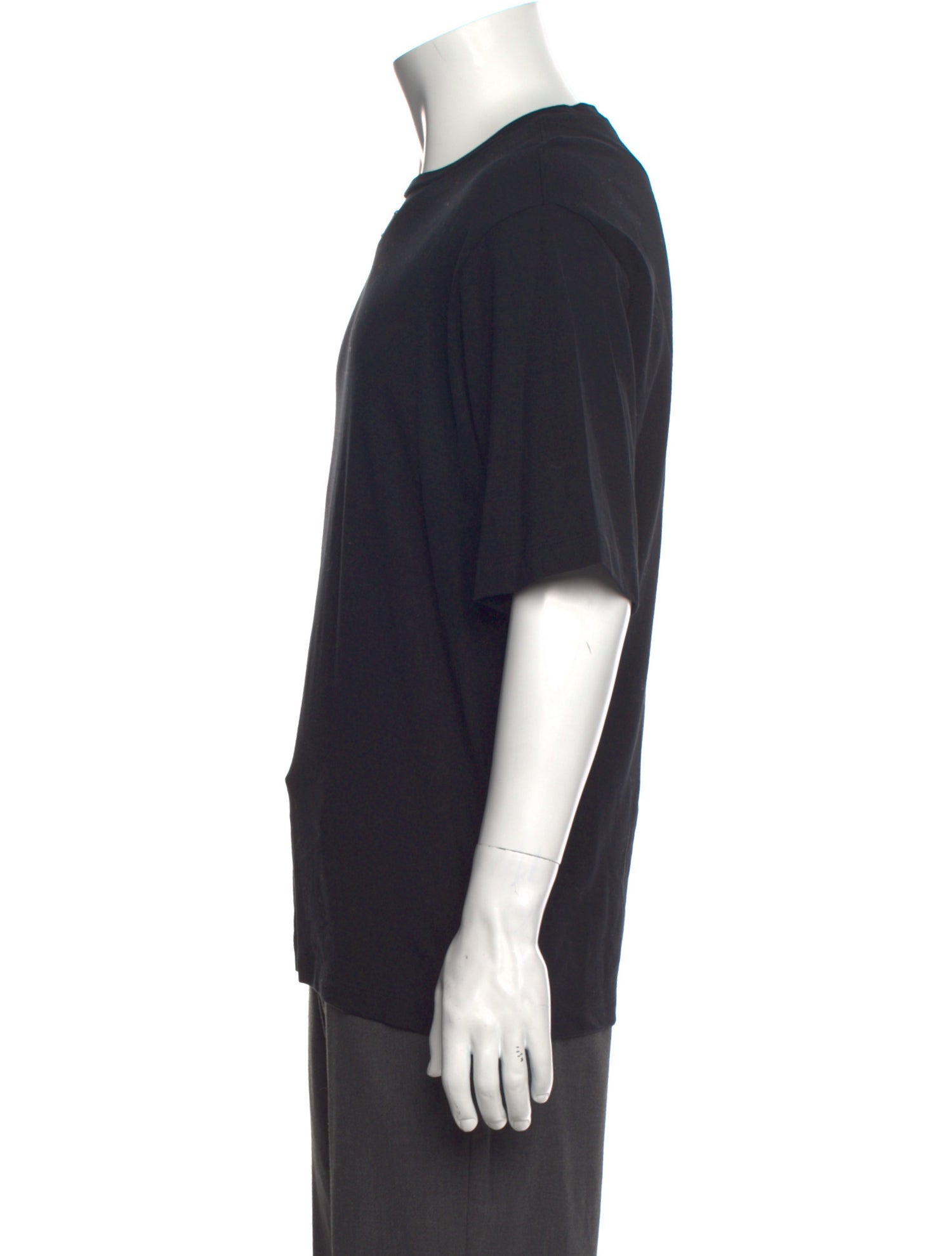 Prada 2025 Enameled Metal Triangle T-Shirt