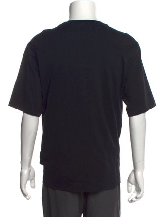 Prada 2025 Enameled Metal Triangle T-Shirt