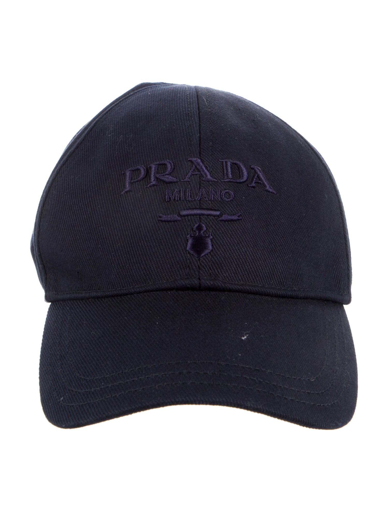 Prada Woven Logo Baseball Hat