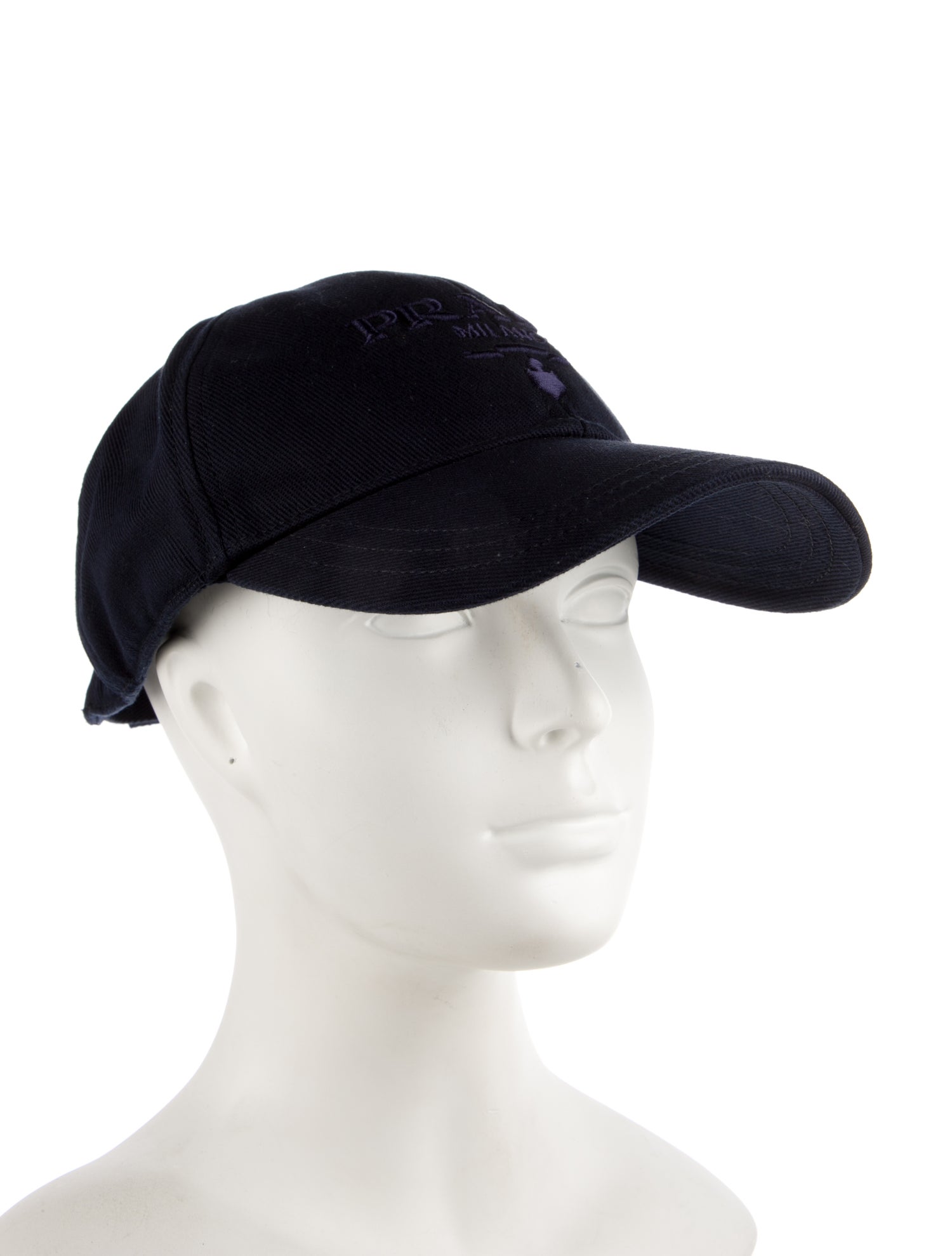 Prada Woven Logo Baseball Hat