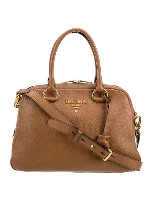 Prada Vitello Daino Leather Top Handle Bag