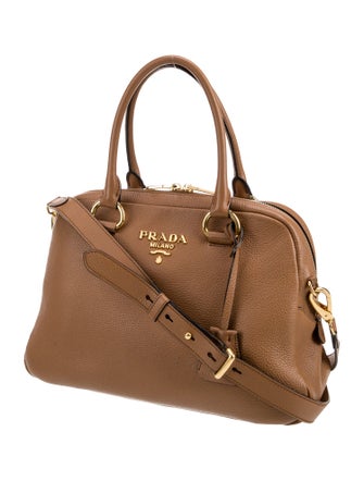 Prada Vitello Daino Leather Top Handle Bag