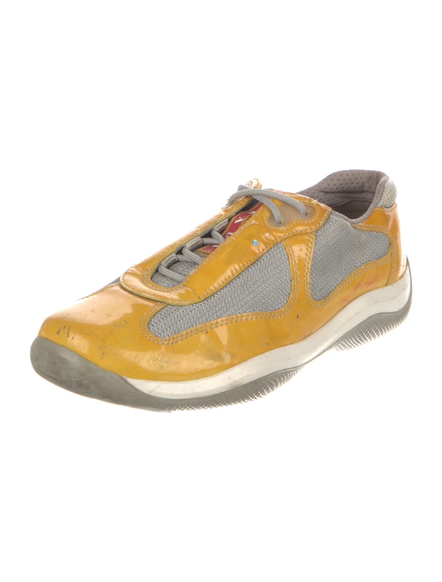 Prada Sport Mesh Colorblock Pattern Sneakers
