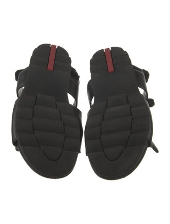 Prada Sport Leather Sandals