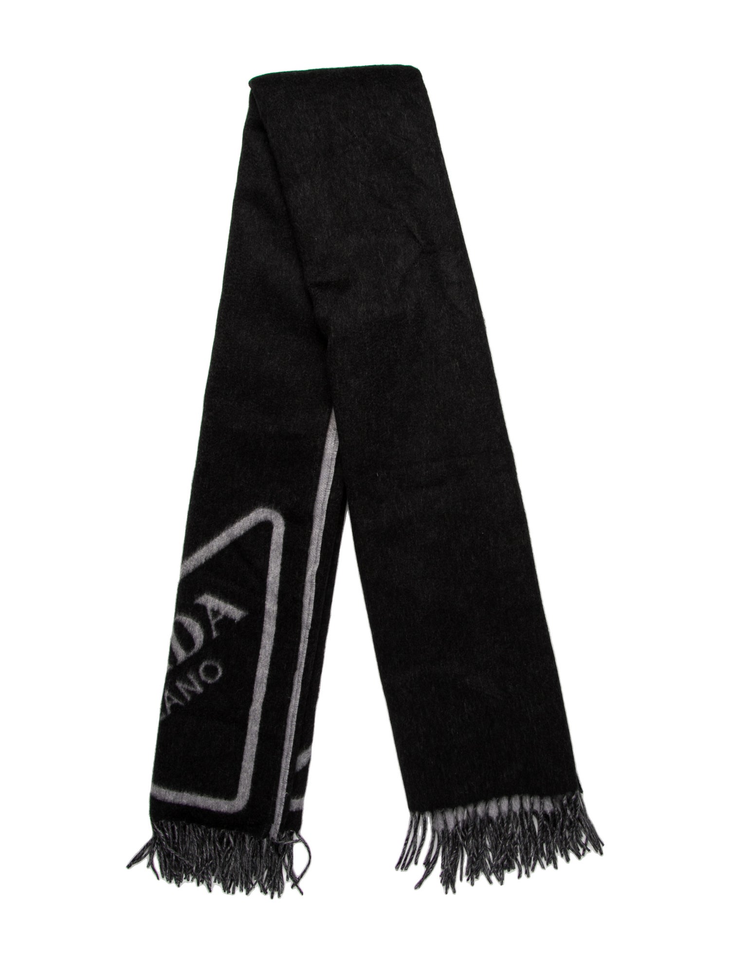 Prada Cashmere Striped Scarf w/ Tags