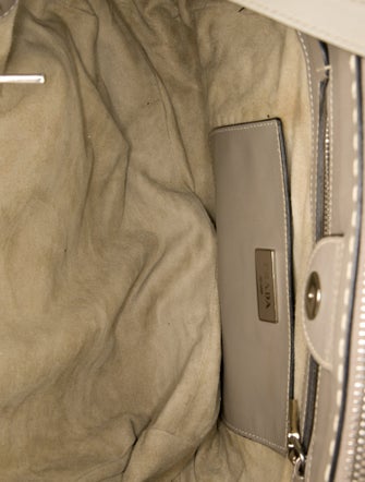 Prada Glace Calf Leather Top Handle Bag