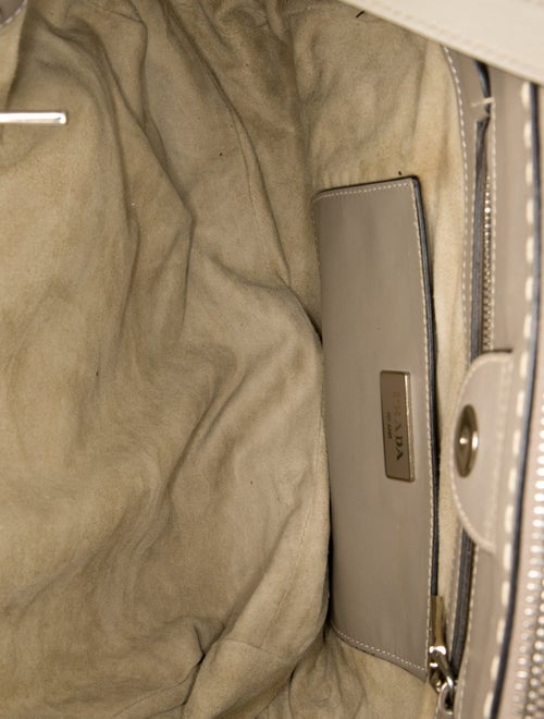 Prada Glace Calf Leather Top Handle Bag