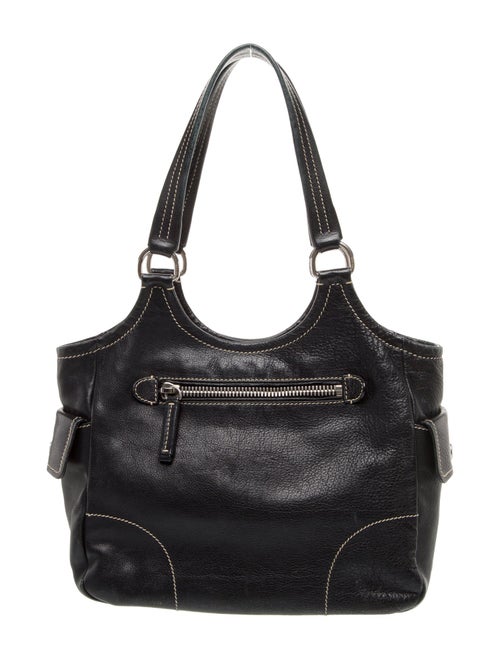 Prada Leather Top Handle Bag