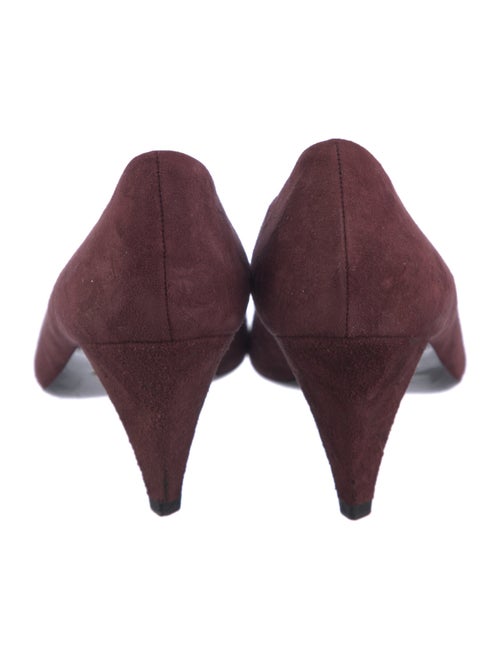 Prada Suede Colorblock Pattern Pumps