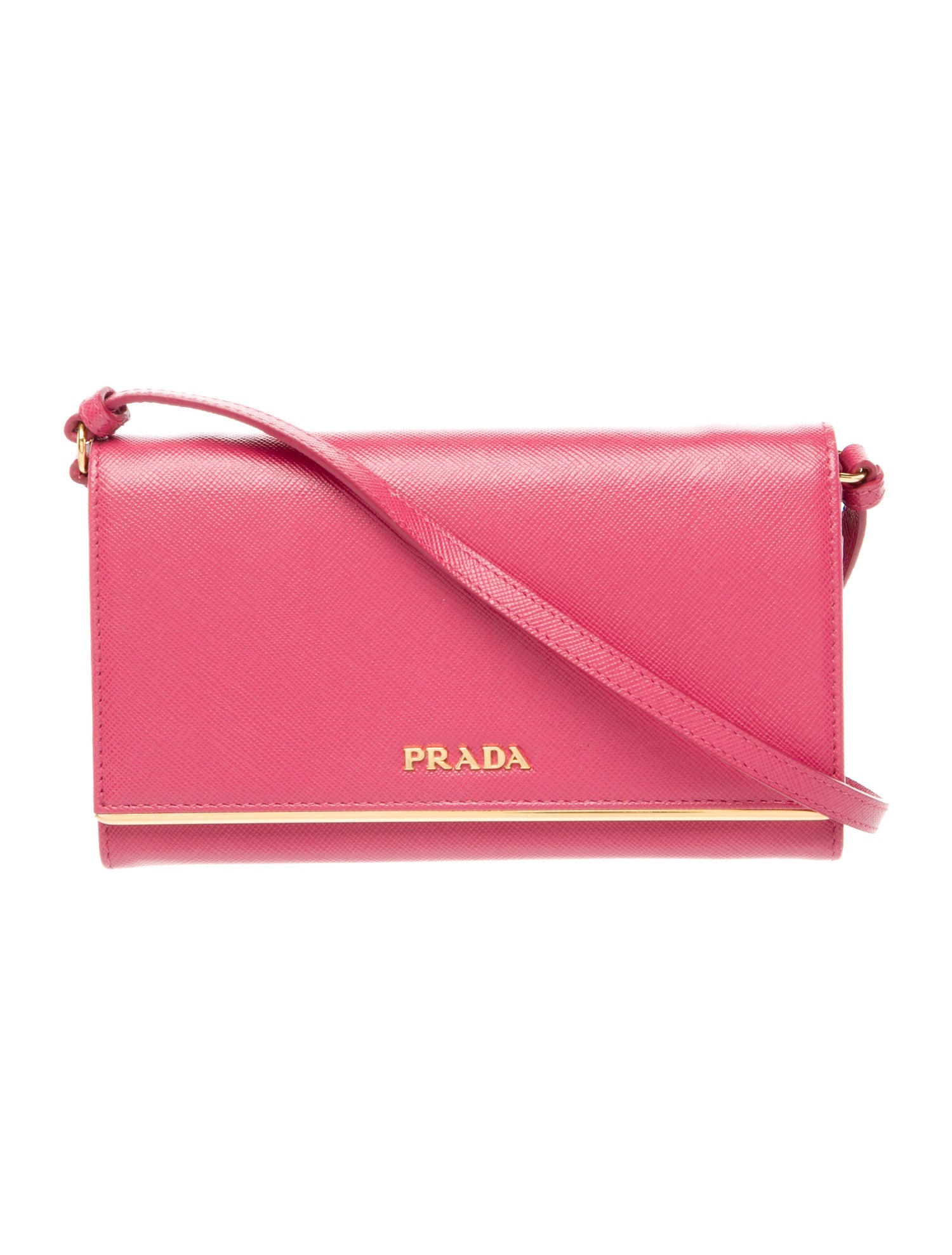 Prada Saffiano Leather Metal