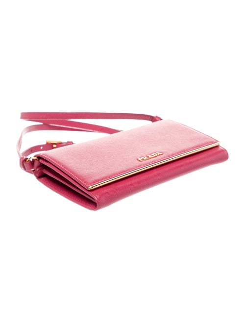 Prada Saffiano Leather Metal