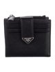 Prada Saffiano Cuir Leather Compact Wallet