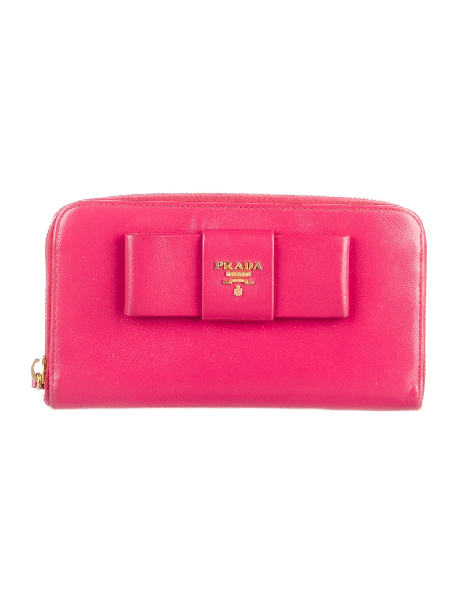 Prada Saffiano Lux Leather Continental Wallet