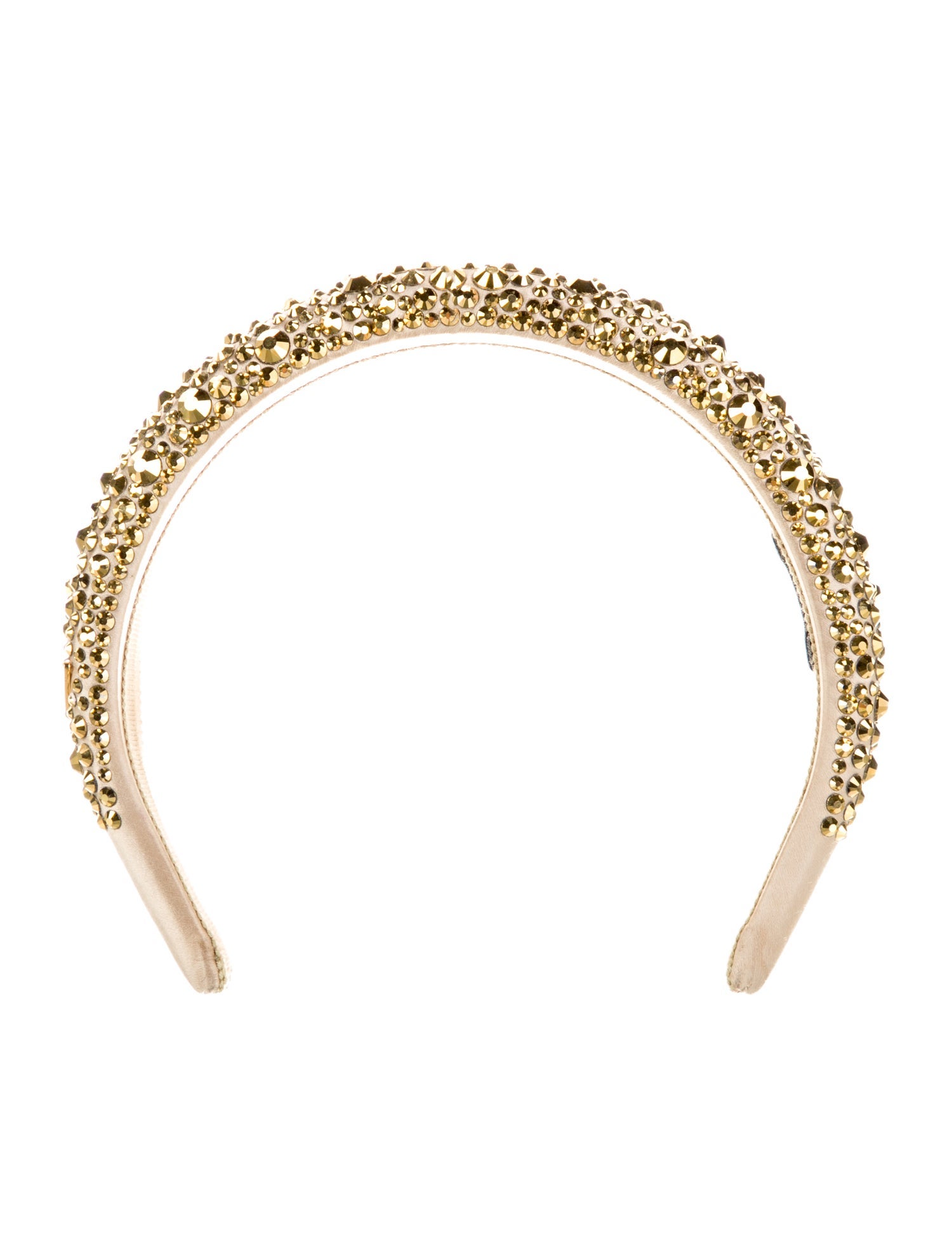 Prada crystal embellished headband