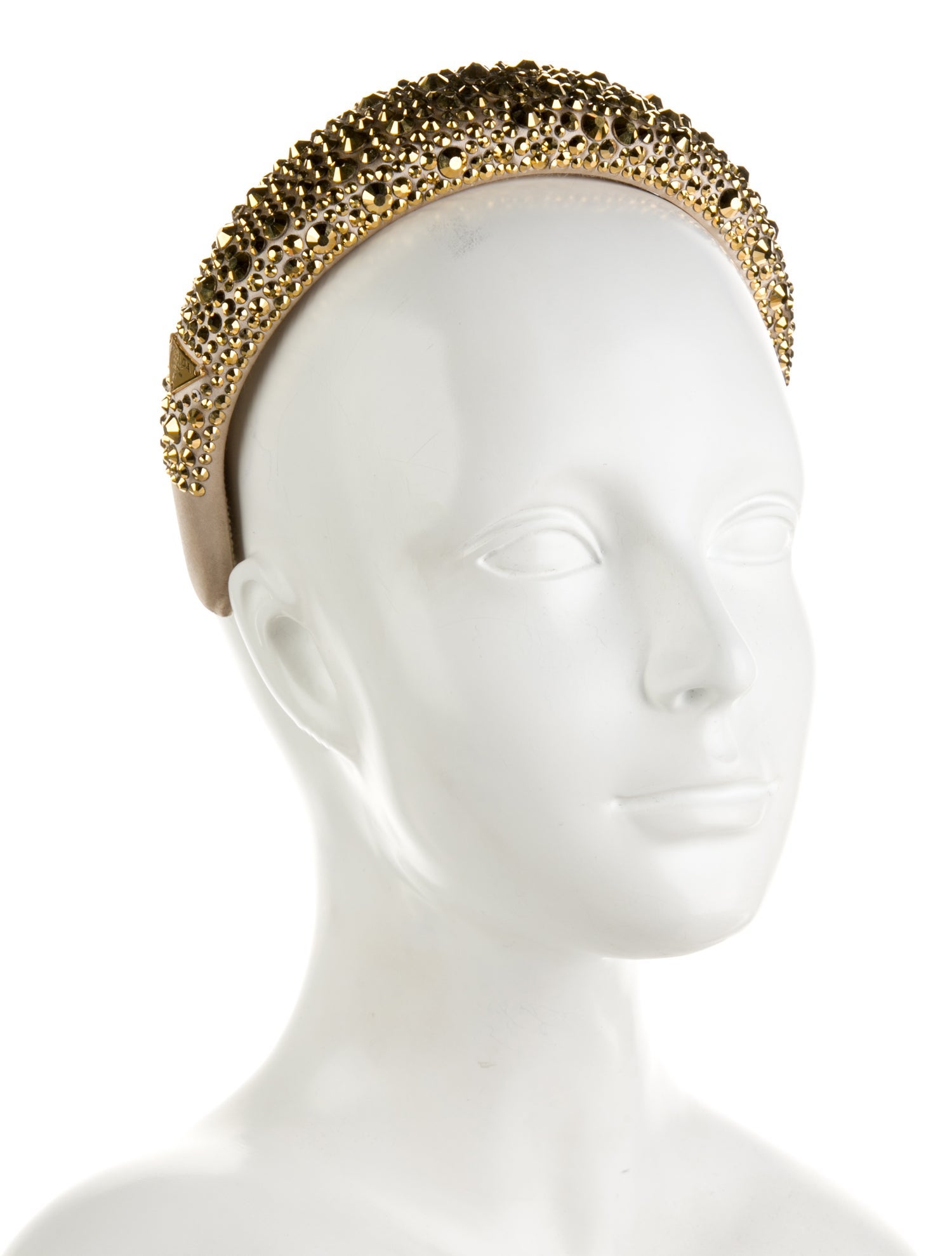 Prada crystal embellished headband