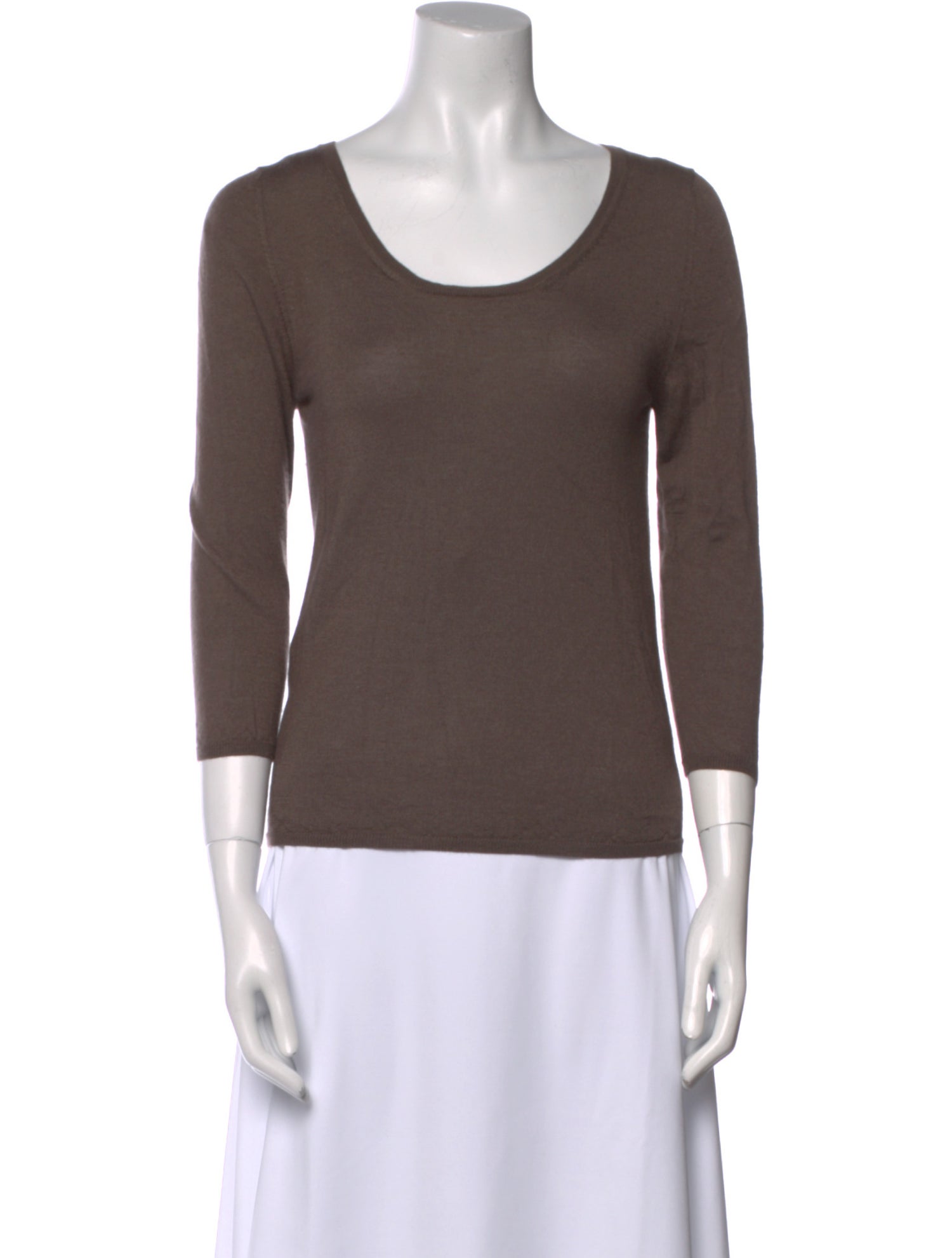 Prada Cashmere Scoop Neck Sweater