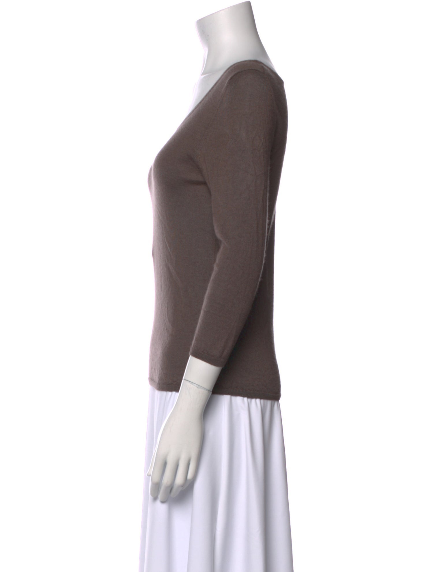Prada Cashmere Scoop Neck Sweater