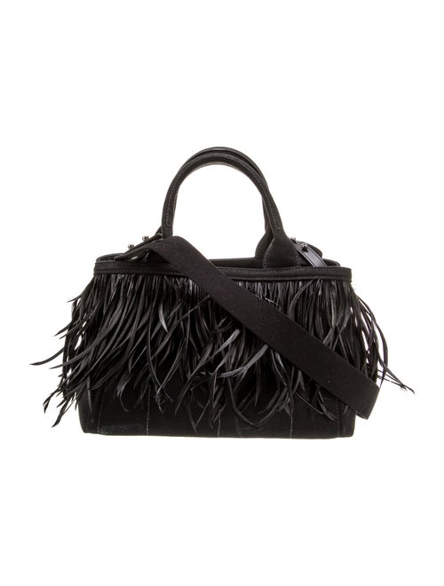 Prada Canvas Top Handle Bag