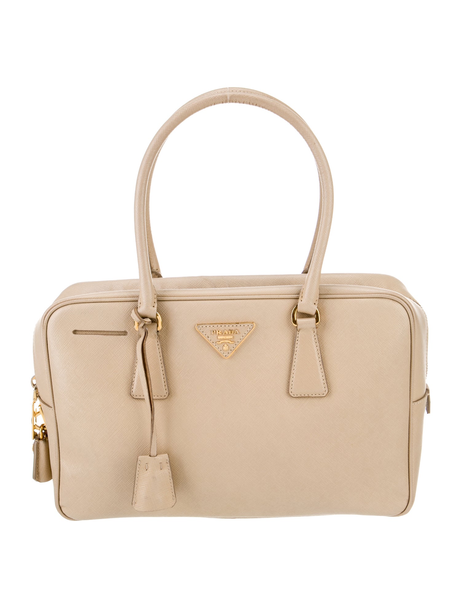 Prada Saffiano Lux Leather Top Handle Bag