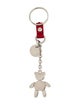 Prada Silver Teddy Bear Keychain
