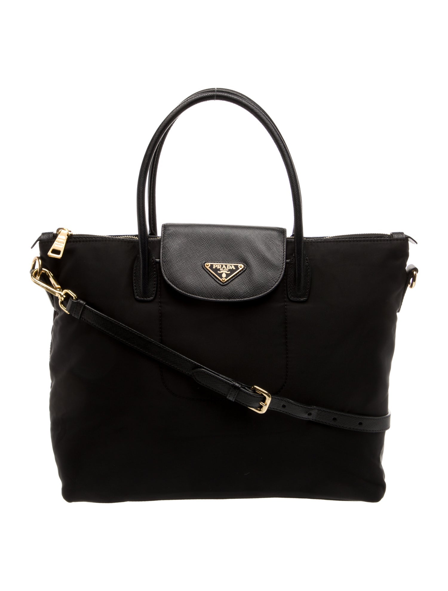 Prada Saffiano Leather Top Handle Bag