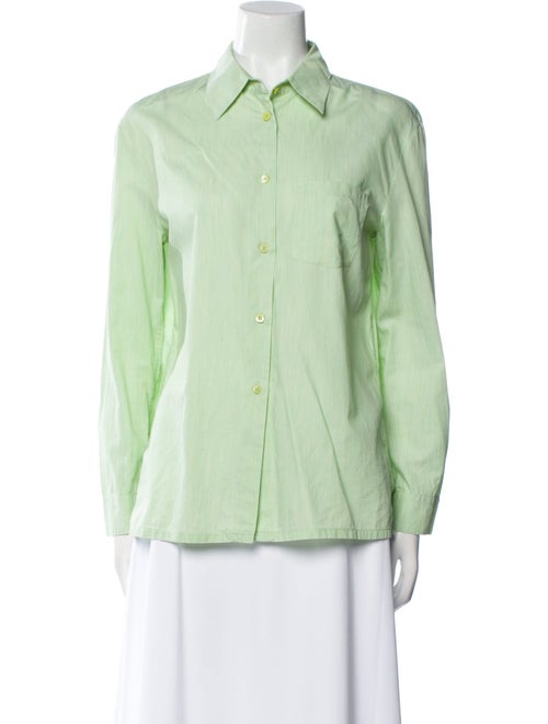 Prada 2015 Long Sleeve Button-Up Top