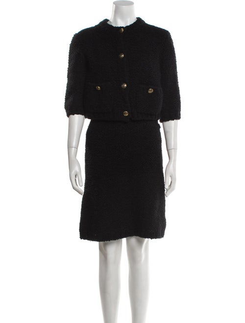 Prada 2023 Virgin Wool Skirt Set