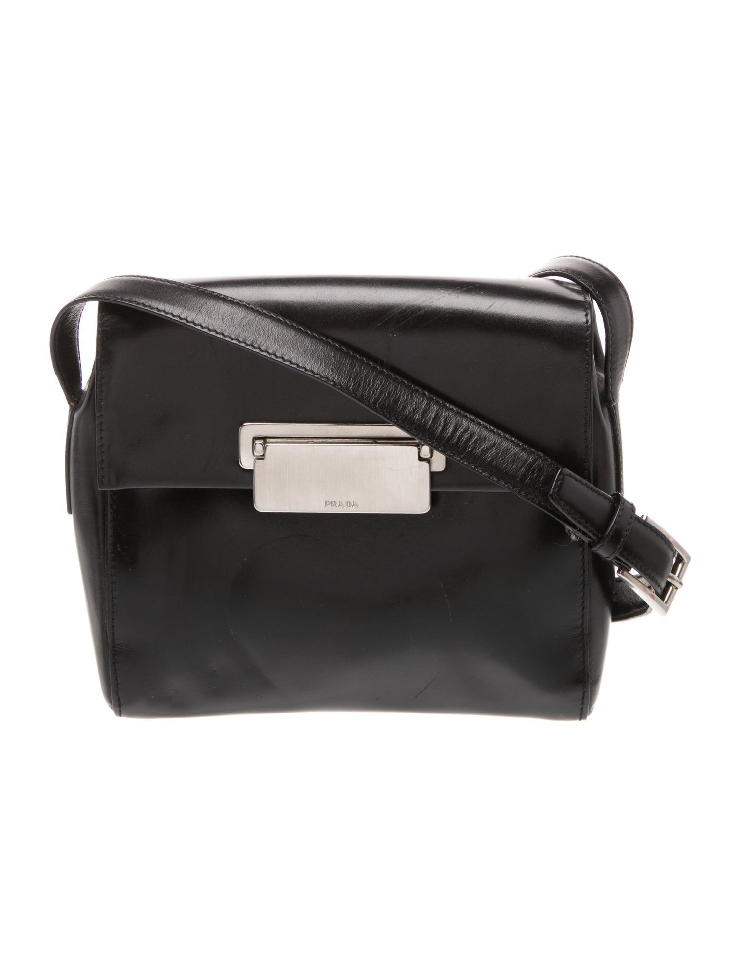 Prada City Calf Leather Crossbody Bag Vintage