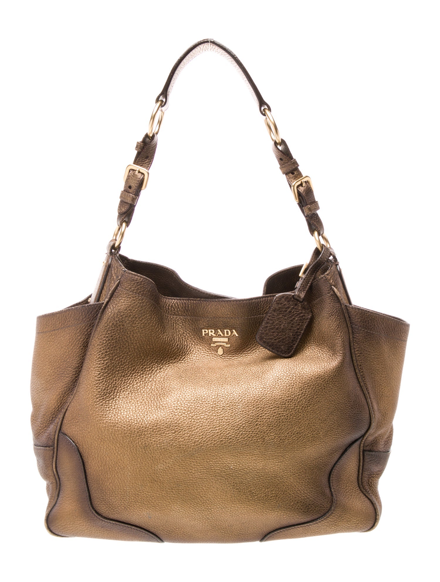 Prada Vitello Daino Leather Shoulder Bag