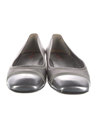 Prada Leather Ballet Flats